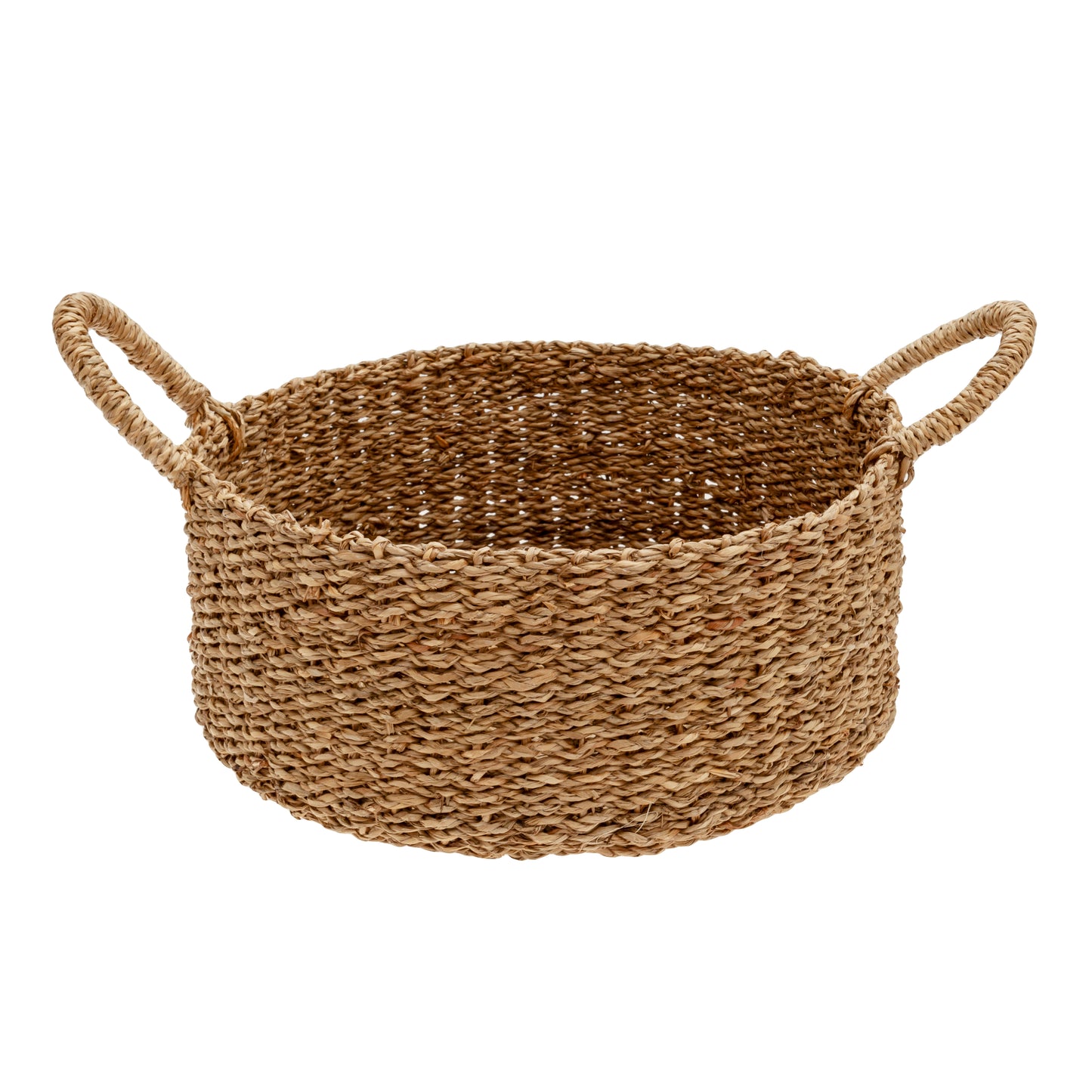Cesta seagrass con asa d.40x25cm