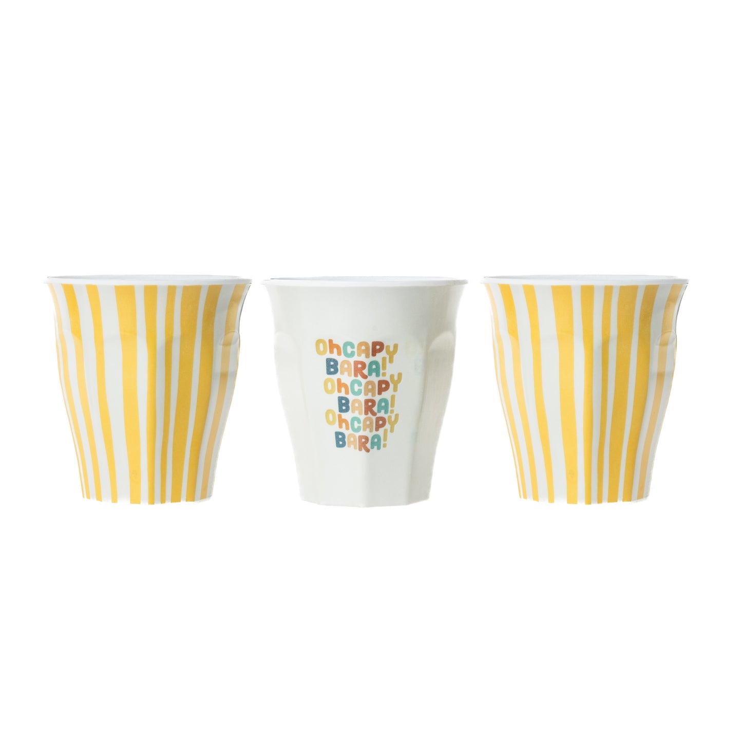 Pack 3 vasos 9x5,5x9cm 280ml