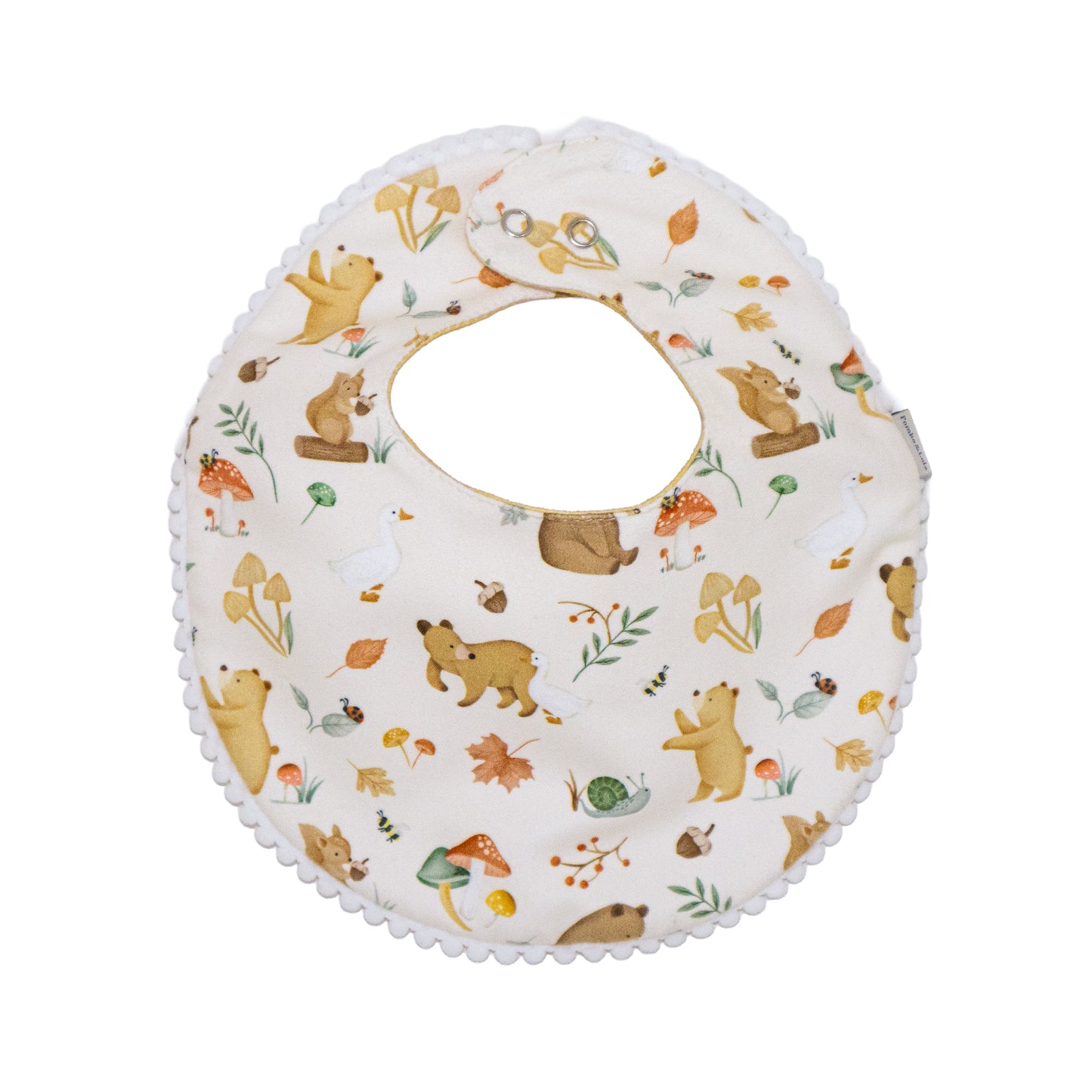 Babero Doble Faz Ositos para Bebé