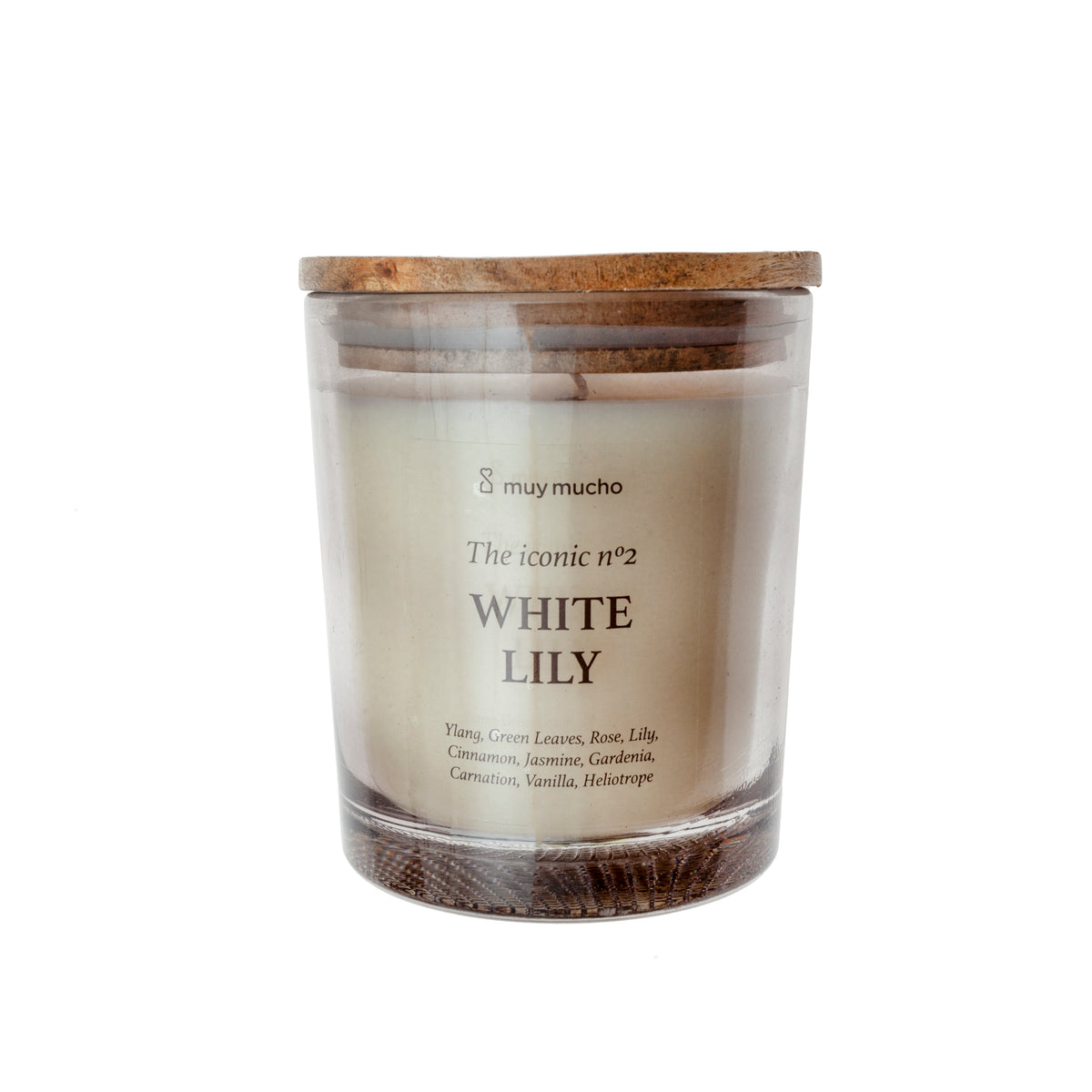 Vela en vaso white lily / 200gr