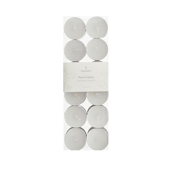 Pack 24 velas te blanca pure cotton | Muy Mucho Colombia