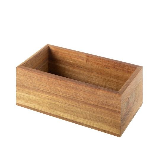 Caja organizadora madera natural / 20x10x7cm