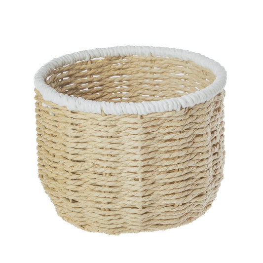 Cesta redonda natural /