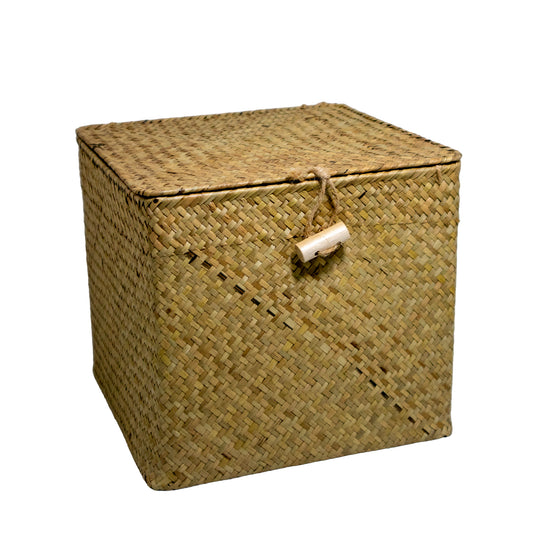 Baul set 5 seagrass 26,5X26,5X23,5cm