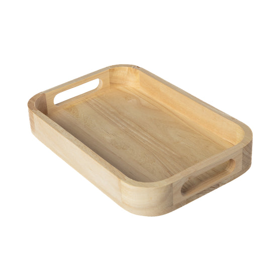 Bandeja madera natural / 25x17x3,5cm