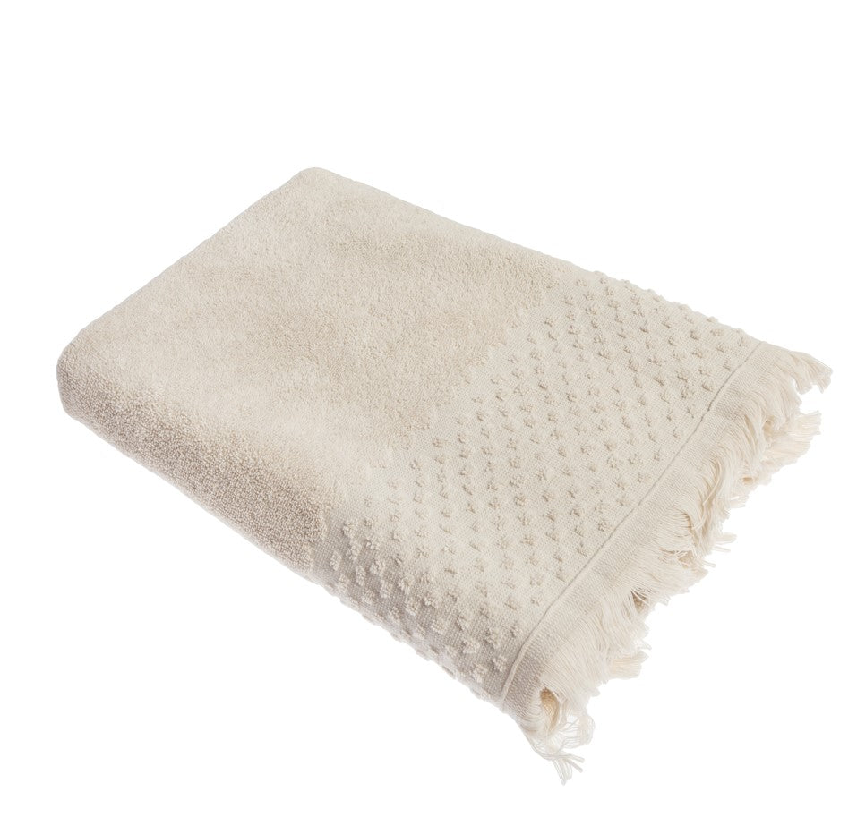 Toalla baño franja jacquard | Muy Mucho Colombia