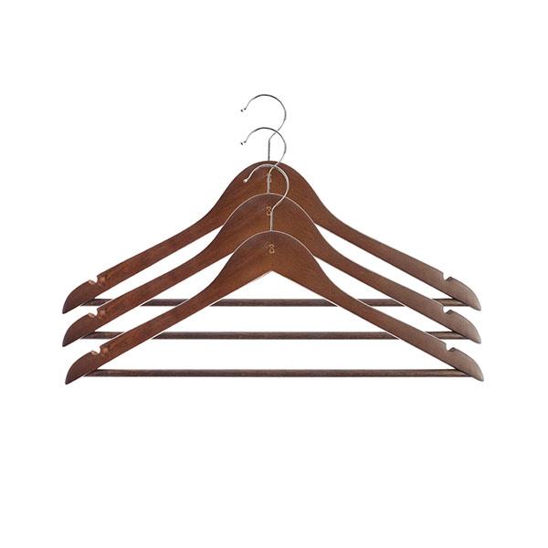 Pack 3 perchas madera natural | Muy Mucho Colombia