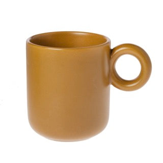 Mug gres ocre | Muy Mucho Colombia