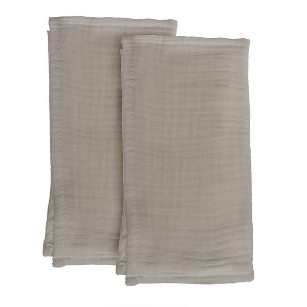 Pack 2 servilletas muselina de algodón verde | Muy Mucho Colombia