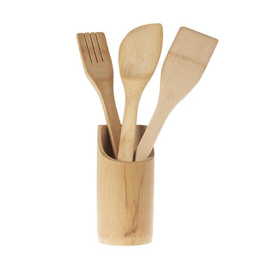 Set de utensilios de cocina bambú | Muy Mucho Colombia