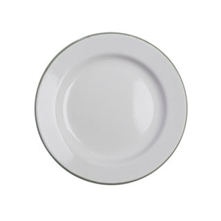 Plato lunch metal esmaltado crudo | Muy Mucho Colombia