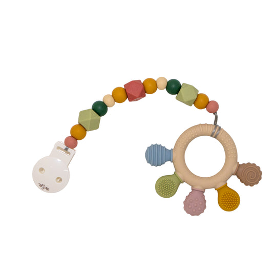 Chupetero con mordedor conejos y ositos