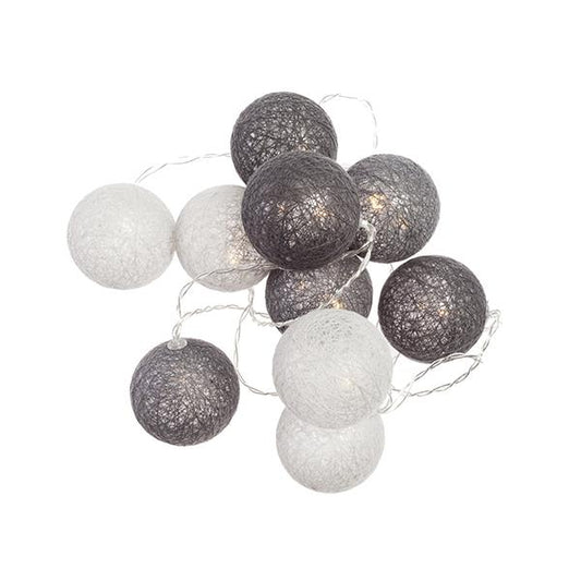 Guirnalda 10 bolas led algodón gris | Muy Mucho Colombia