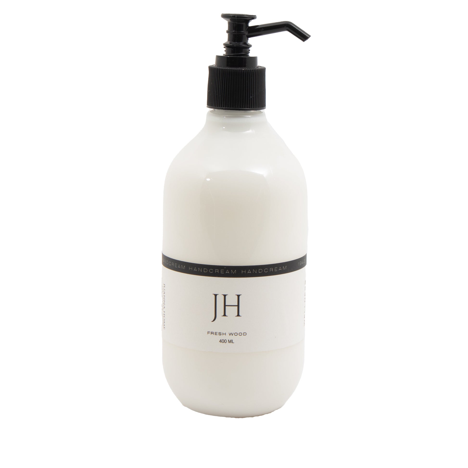 Botella de crema de manos Juanna Home (JH) Fresh Wood con dispensador, 400 ml.