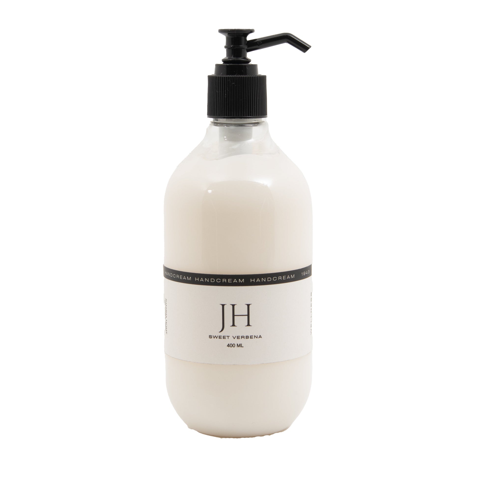 Botella de crema de manos Juanna Home (JH) Sweet Verbena con dispensador, 400 ml.
