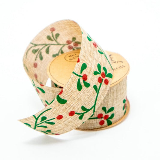 Cinta estampada navidad verde | Muy Mucho Colombia