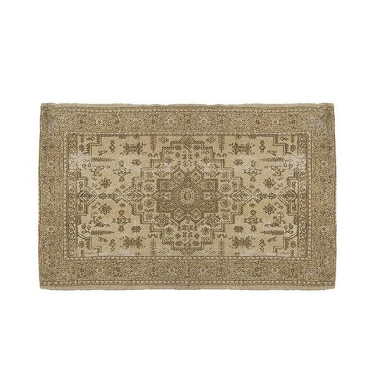Alfombra rectángular algodón persa con diseño boho chic | Muy Mucho Colombia