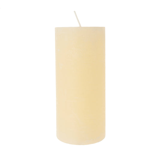 Vela cera parafina 6,8x15 490gr 55h crudo