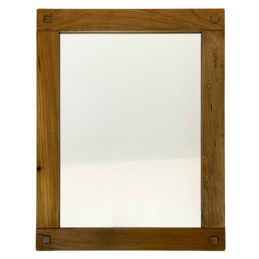 Espejo con marco de madera 53.5x2.5x41.5 cm