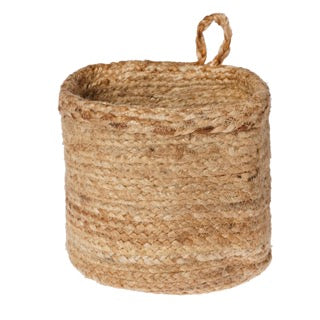 Cesta yute para colgar natural | Muy Mucho Colombia
