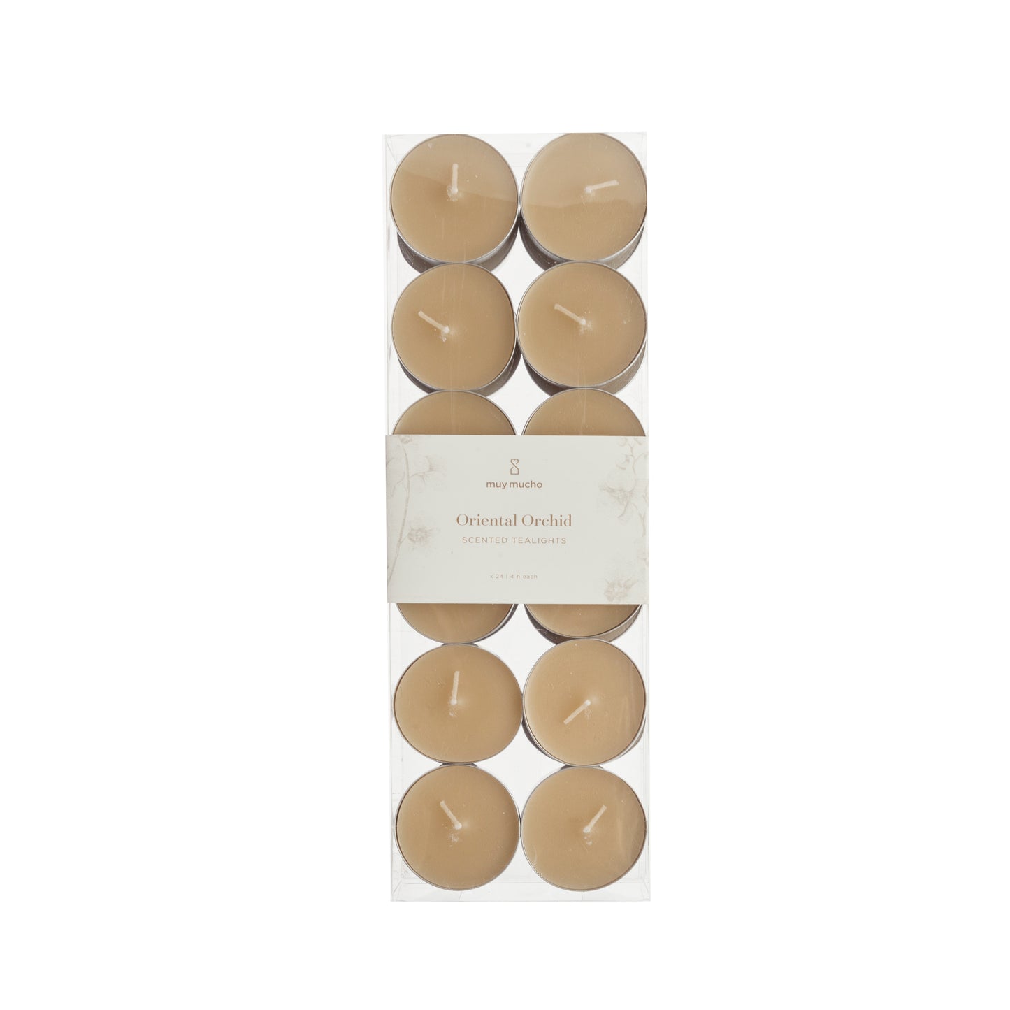 Pack 24 velas te oriental orchid