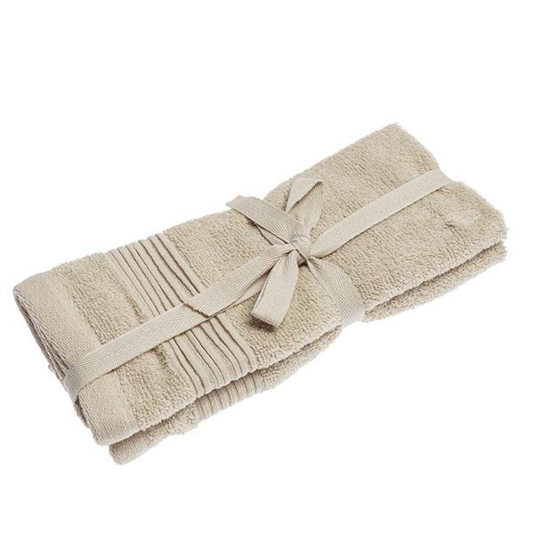 Pack 2 toallas tocador beige | Muy Mucho Colombia