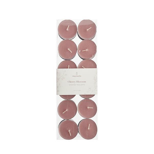 Pack 24 velas te cherry blossom